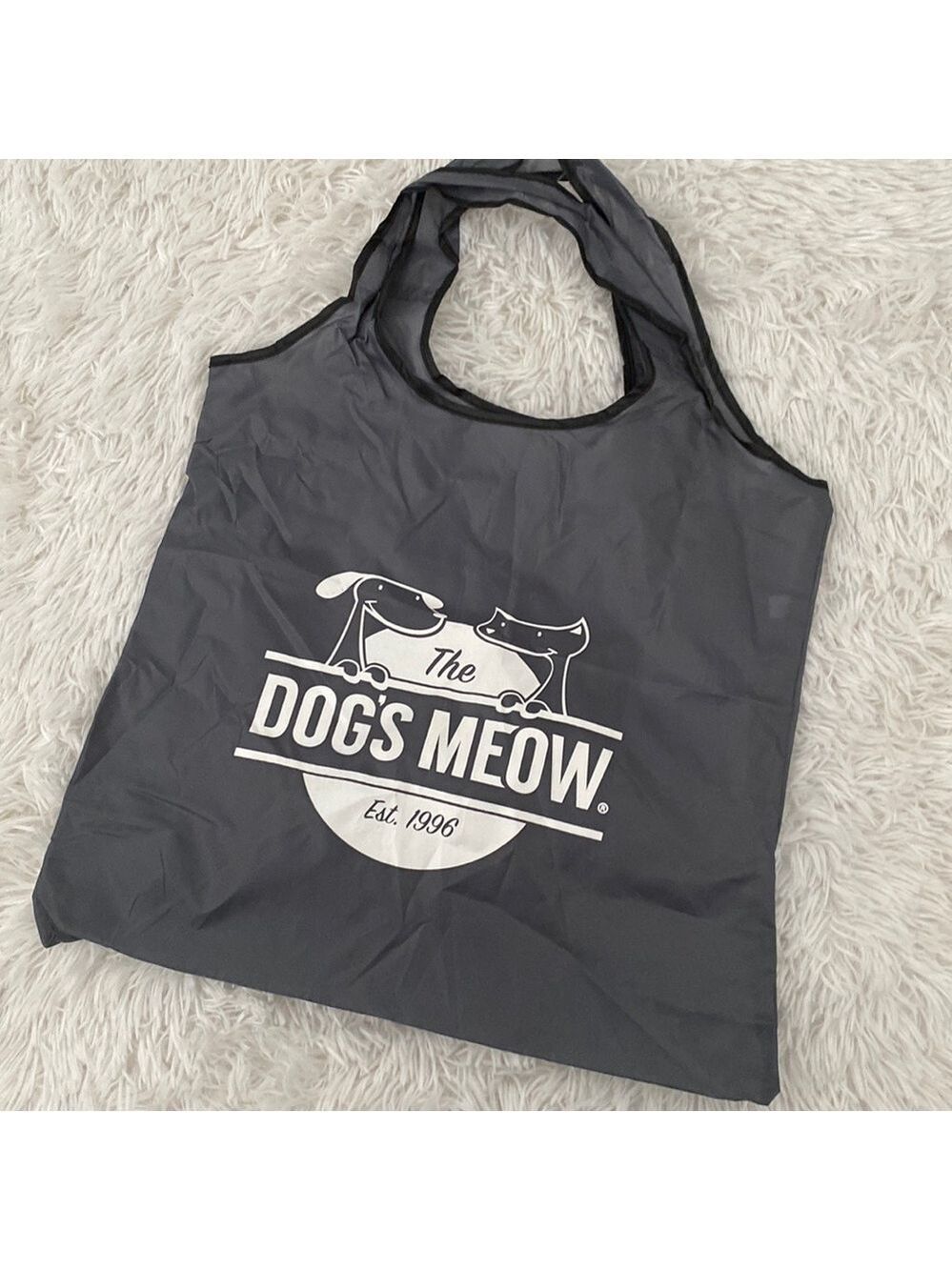 Dogs meow plastic shopping bag